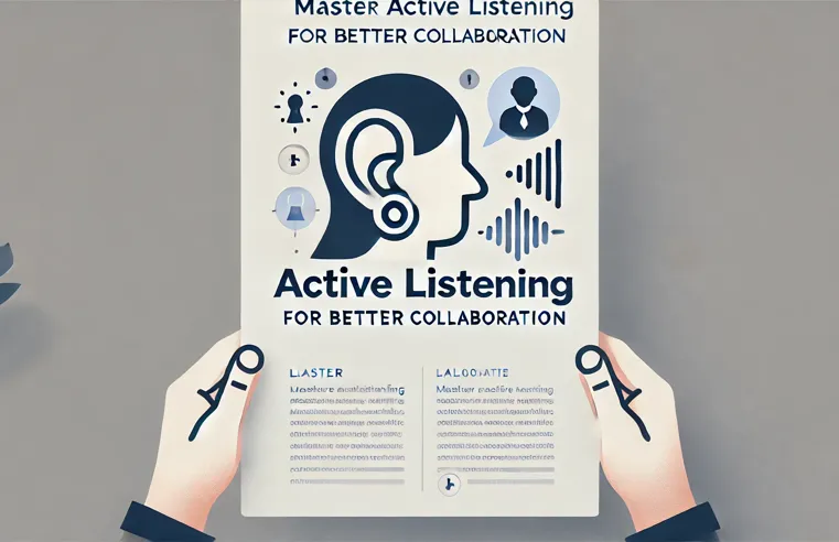 Mastering Active Listening: The Productivity Skill That Boosts Collaboration