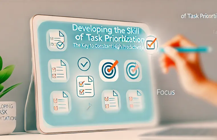 Developing the Skill of “Task Prioritization”: The Key to Consistent High Productivity
