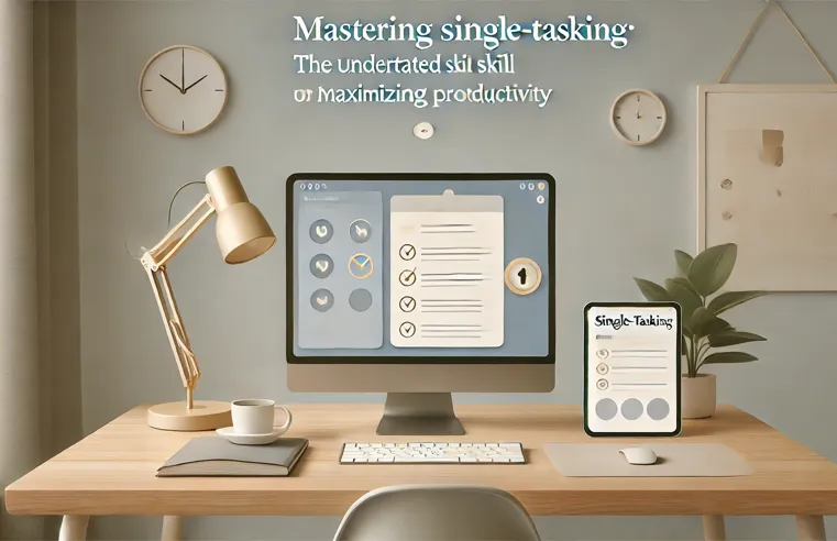 Mastering “Single-Tasking”: The Underrated Skill for Maximizing Productivity