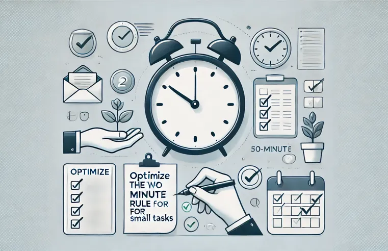 Optimize Your Productivity by Utilizing the “Two-Minute Rule” for Small Tasks