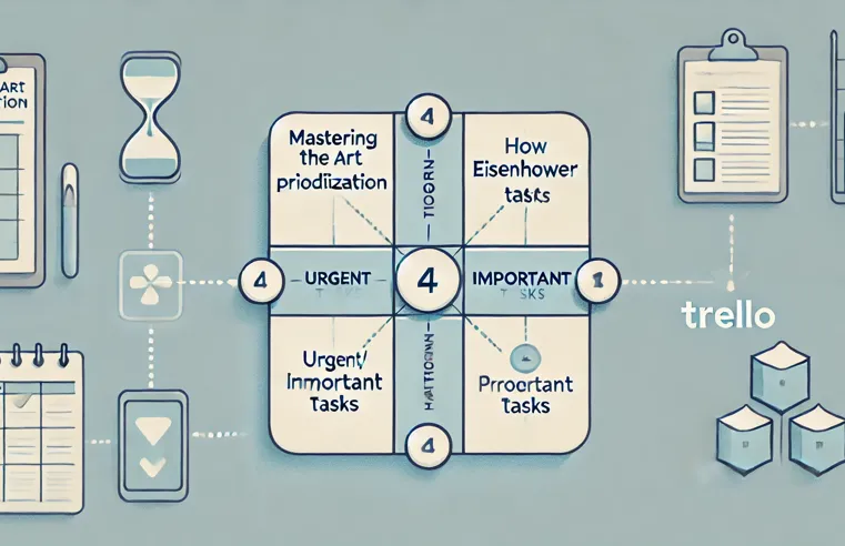 Mastering the Art of Prioritization: How the Eisenhower Matrix Can Boost Your Productivity Skills