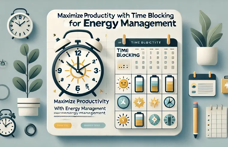 Time Blocking for Energy Management: How to Maximize Productivity by Aligning Tasks with Energy Levels